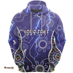 Custom Personalised Melbourne Storm Hoodie Unique Indigenous