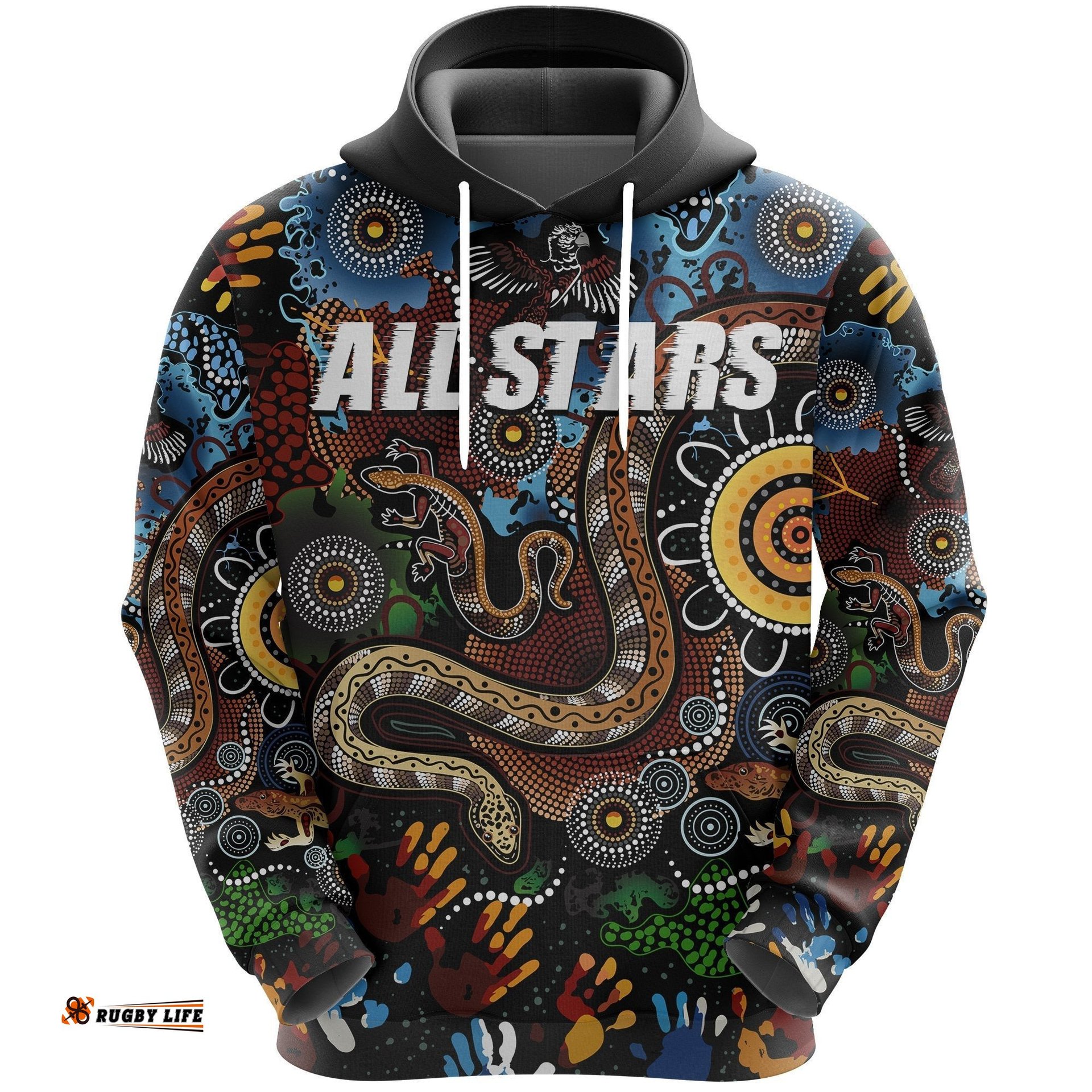 australia indigenous hoodie all stars