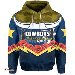 north queensland cowboys hoodie we will remember them