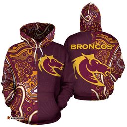 brisbane indigenou zip hoodie broncos half style