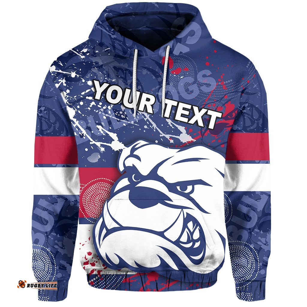 custom personalisedwestern bulldogs hoodie