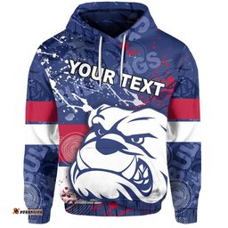 custom personalisedwestern bulldogs hoodie