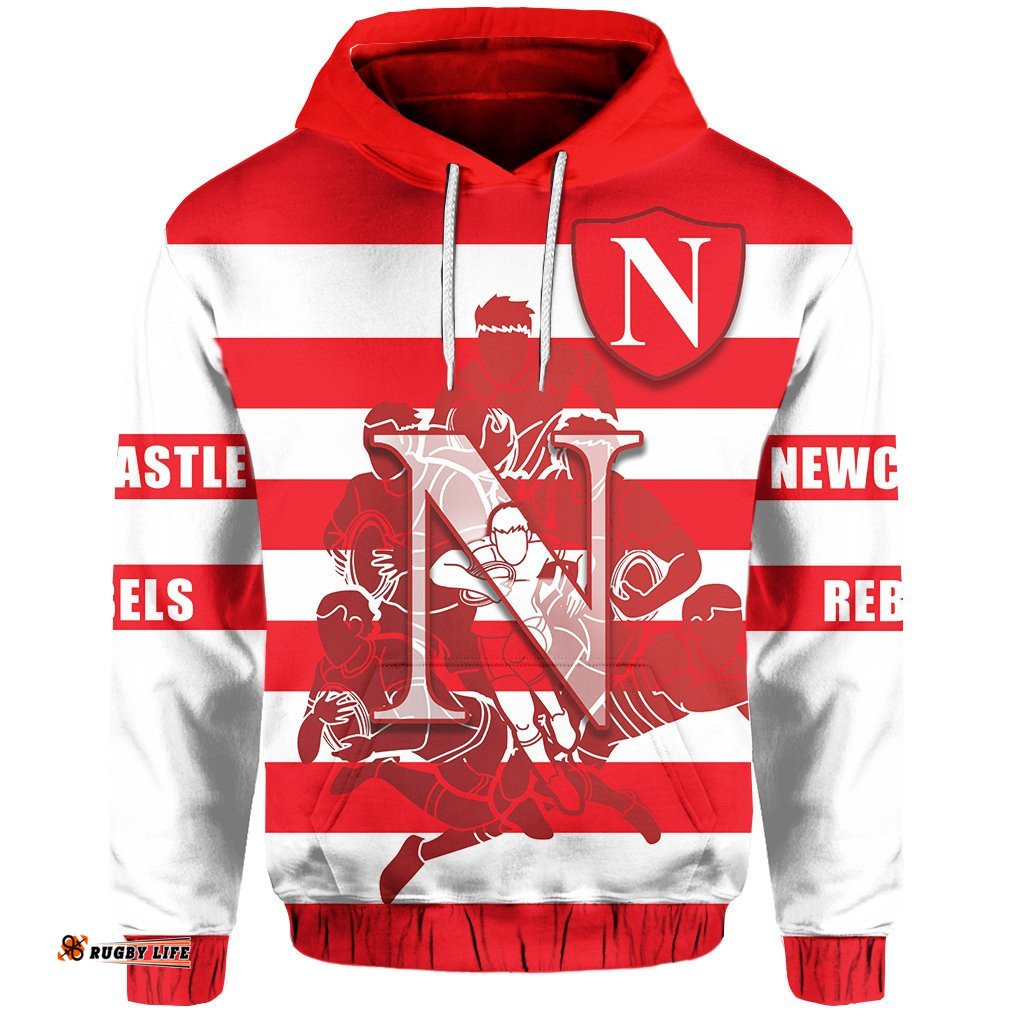 Newcastle Rebels Hoodie Original 1908