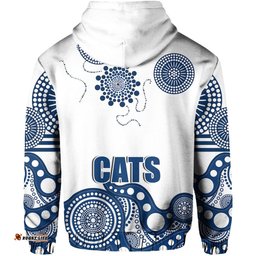 Custom Personalised Cats Hoodie Geelong Indigenous