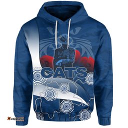 Cats Hoodie ANZAC Day Aboriginal