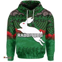 rabbitohs hoodie aboriginal anzac day