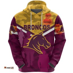 brisbane broncos hoodie anzac day camouflage vibes maroon no1