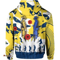 custom personalised cowboys anzac hoodie will remember forever