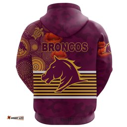 custom personalised brisbane broncos hoodie anzac day indigenous