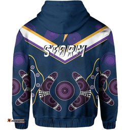 Custom Personalised Storm Hoodie Melbourne Indigenous Champion