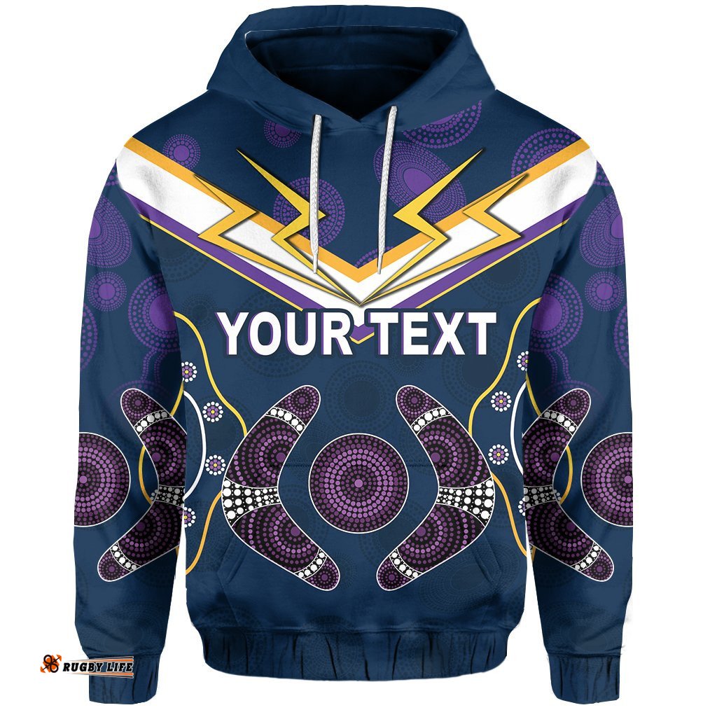 Custom Personalised Storm Hoodie Melbourne Indigenous Champion