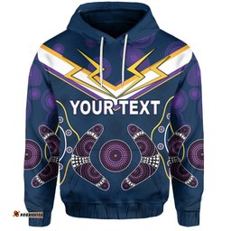 Custom Personalised Storm Hoodie Melbourne Indigenous Champion