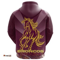 brisbane broncos indigenous all over hoodie