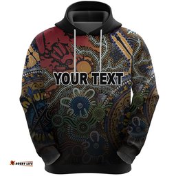 Custom Personalised Indigenous Hoodie All Stars Signature Vibes NO.1