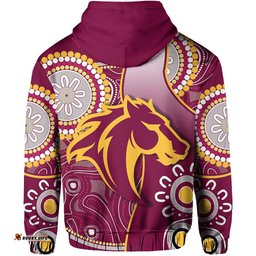broncos indigenous hoodie brisbane strong