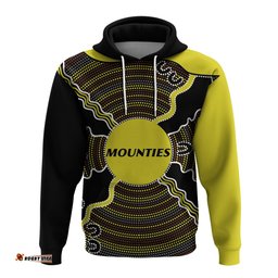 Mounties Indigenous Rugby Hoodie Mount Pritchard