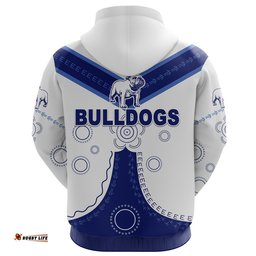 canterbury bankstown bulldogs hoodie simple indigenous