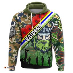 raiders hoodie canberra anzac day
