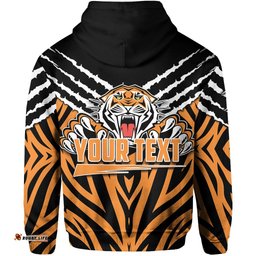 Custom Personalised Wests Tigers Hoodie Version Claw