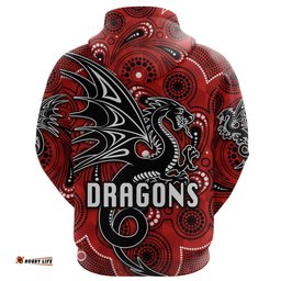 St. George Dragons Hoodie Simple Indigenous