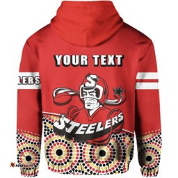 Custom Personalised Illawarra Steelers Hoodie Bring Back Indigenous
