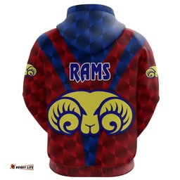 Adelaide Hoodie Rams Merino Original Red