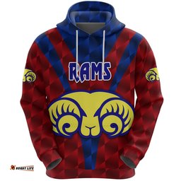 Adelaide Hoodie Rams Merino Original Red