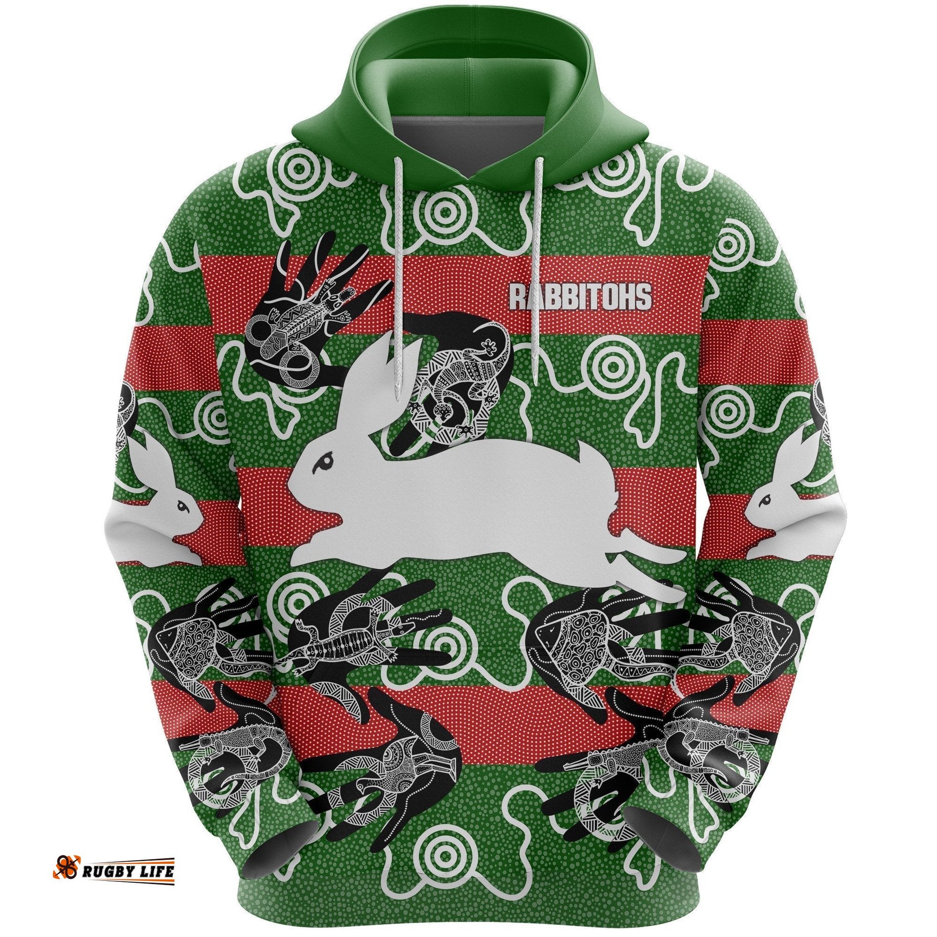 south sydney hoodie rabbitohs indigenous