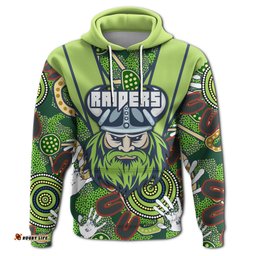 custom personalised raiders hoodie canberra indigenous