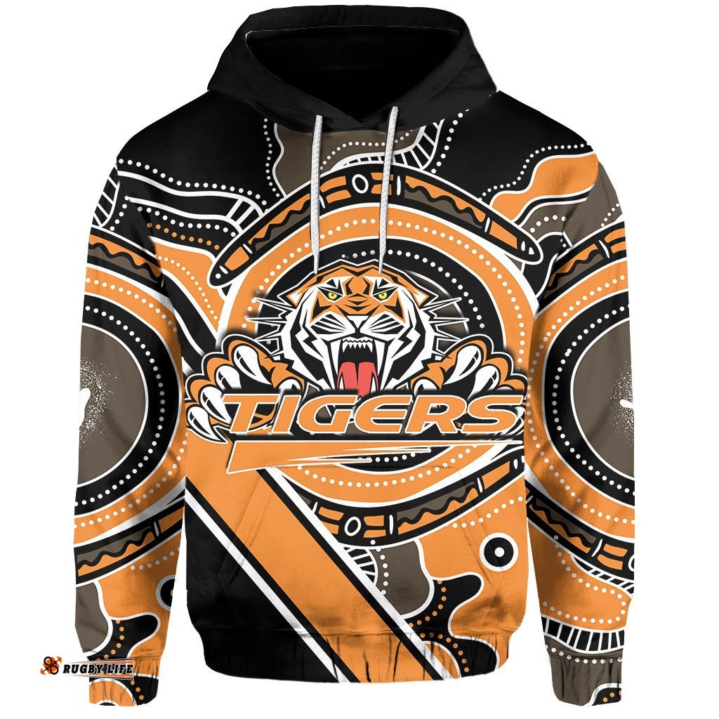 Wests Tigers Hoodie Version Aboriginal