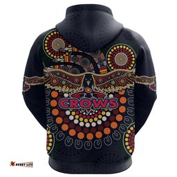 custom personalised adelaide hoodie indigenous crows