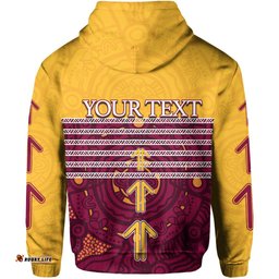 custom personalisedbrisbane broncos hoodie aboriginal special
