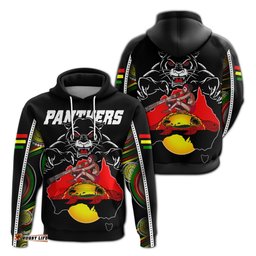 panthers hoodie aboriginal special map