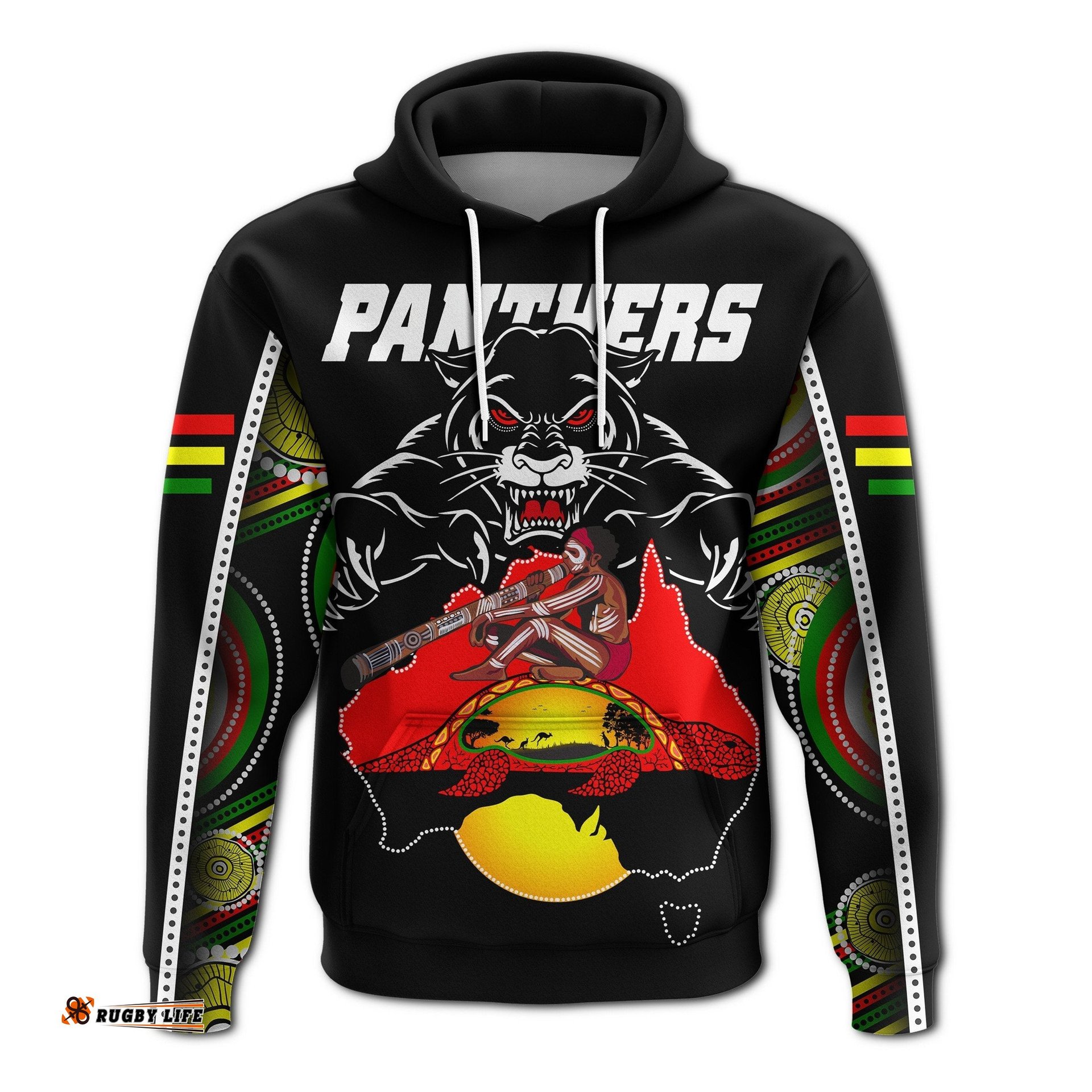 panthers hoodie aboriginal special map
