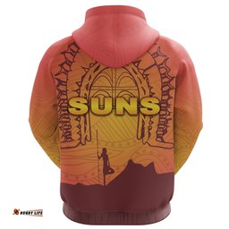 Gold Coast Hoodie Suns Simple Indigenous