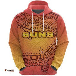 Gold Coast Hoodie Suns Simple Indigenous