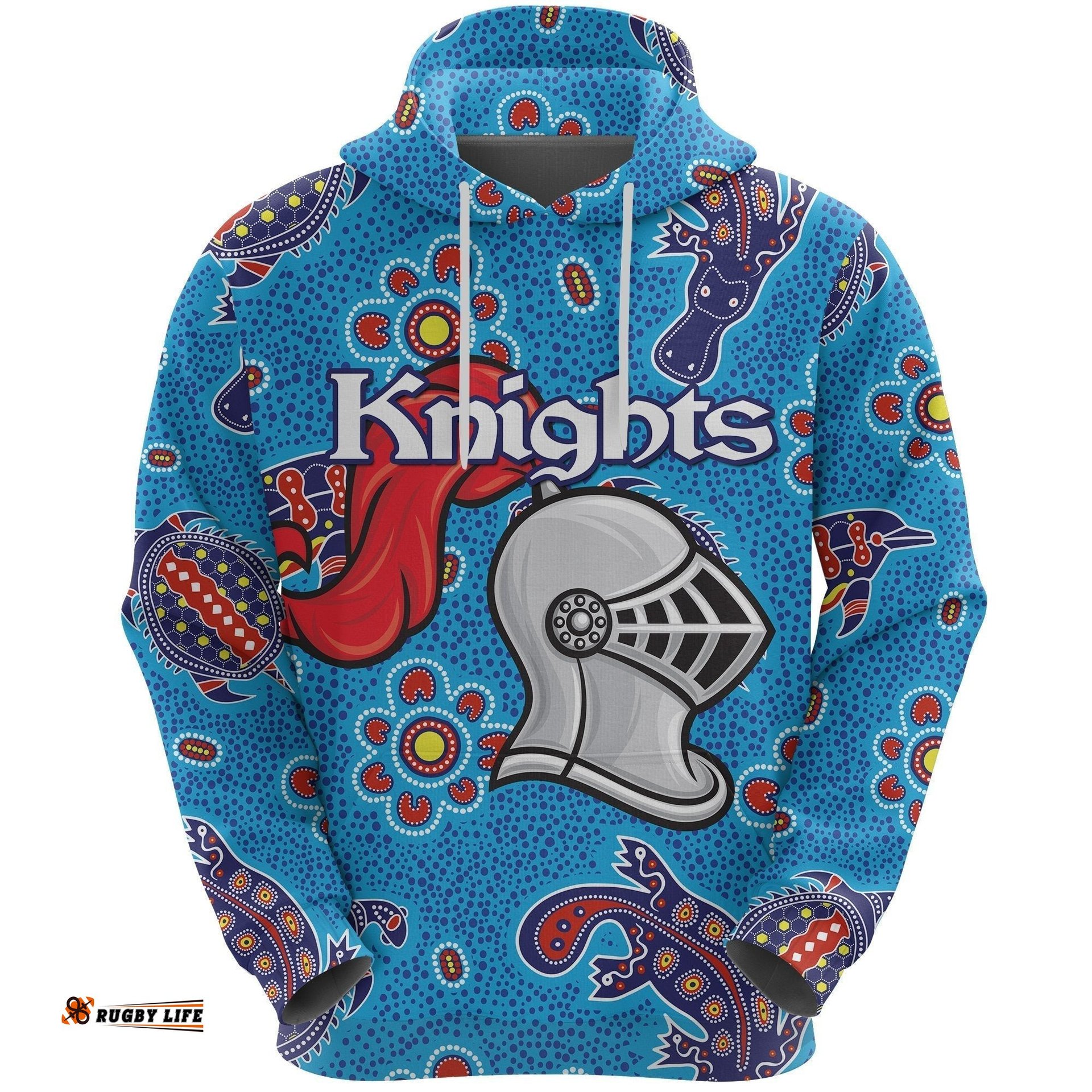 newcastle knights hoodie ocean indigenous