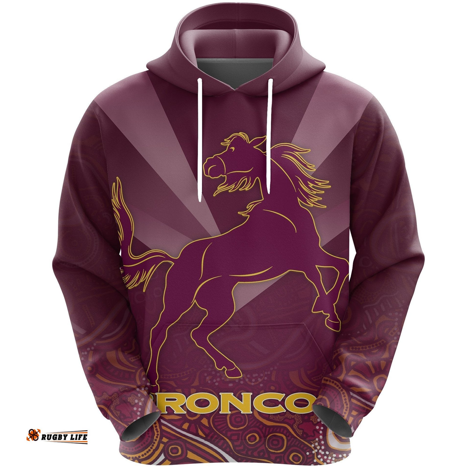 broncos aboriginal hoodie sporty version
