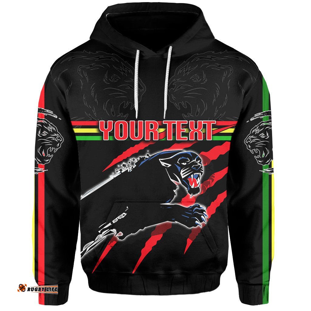 custom personalisedpanthers all over hoodie claws