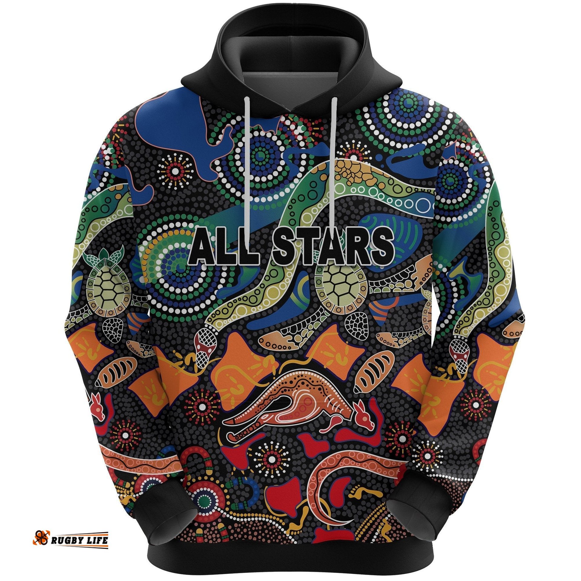 indigenous hoodie all stars pride version