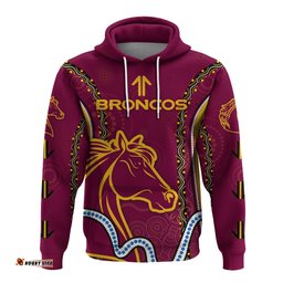 brisbane indigenou hoodie broncos