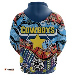 custom personalised cowboys indigenous hoodie