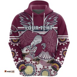 custom personalised sea eagles hoodie special indigenous