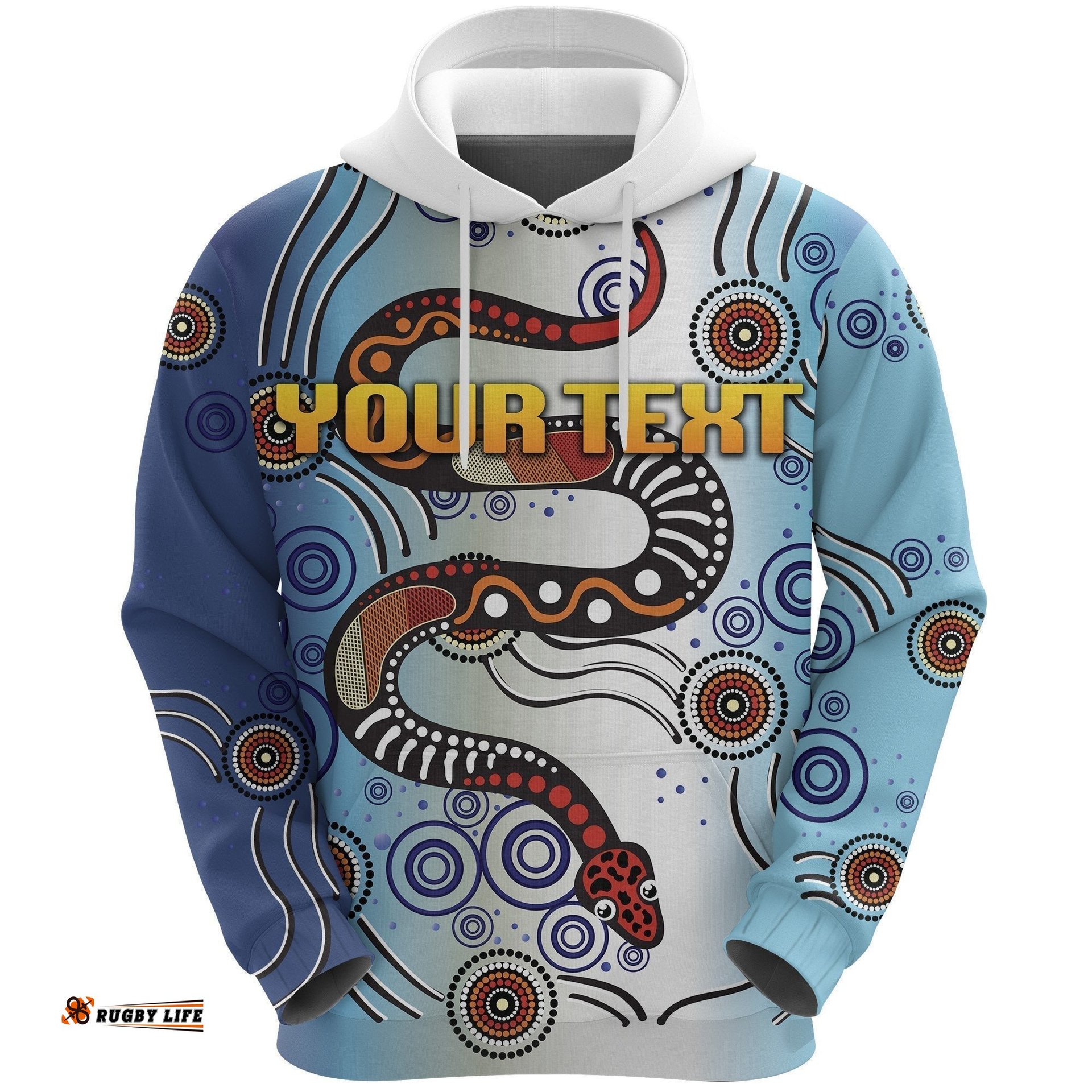 custom personalised parramatta hoodie eels simple indigenous