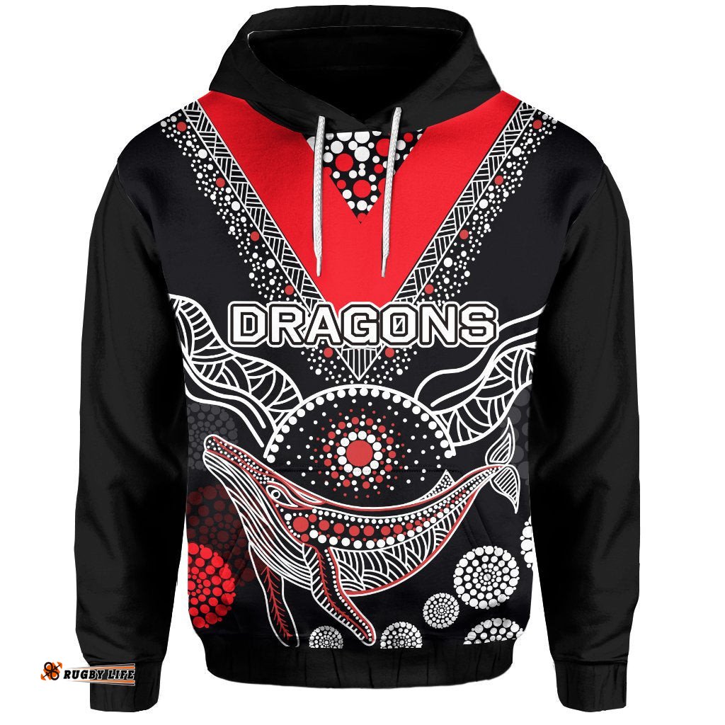 st george illawarra dragons hoodie aboriginal