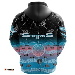 sharks hoodie cronulla indigenous