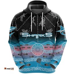 sharks hoodie cronulla indigenous
