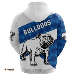 custom personalised bulldogs hoodie sporty style
