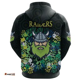 canberra hoodie raiders viking simple indigenous