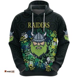 canberra hoodie raiders viking simple indigenous